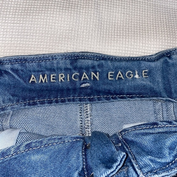 American Eagle paperbag belted waist mom shorts 2 - Picture 4 of 12